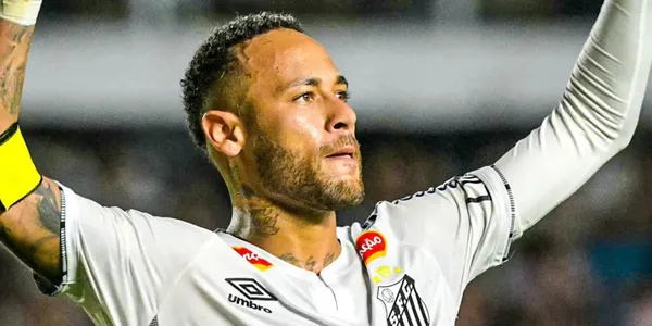 Neymar em Santos