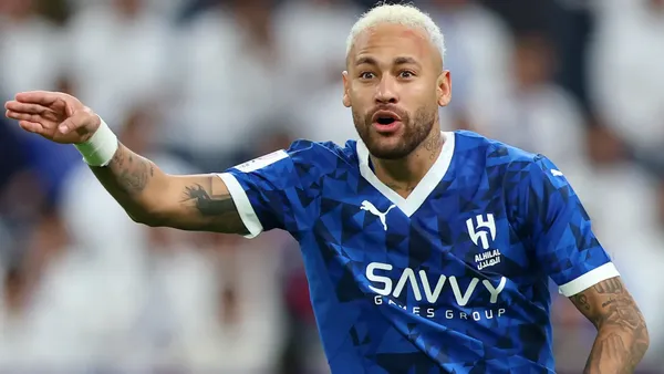Neymar pelo Al-Hilal, da Arábia Saudita
