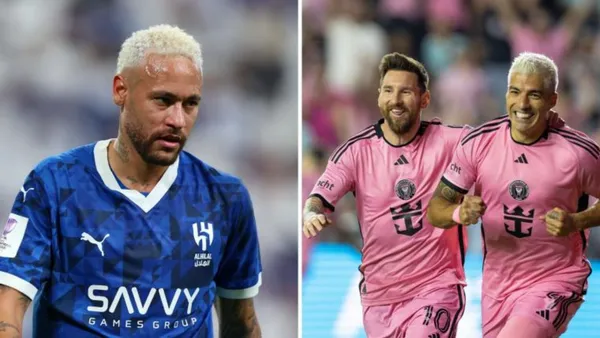 Neymar quer jogar com Messi e Suárez novamente