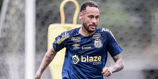Neymar se prepara para o começo do Campeonato Brasileiro (Foto: Santos)