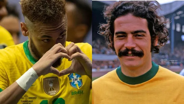 Neymar seria titular do título da Copa do Mundo de 1970 para Rivellino