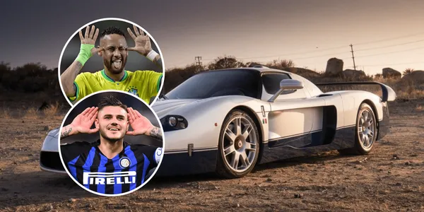 Neymar tem uma coleção de carros de luxo, mas Icardi é dono do mais caro veículo