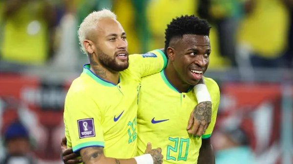 O atacante expressou um grande desejo para seu companheiro de equipe no Brasil