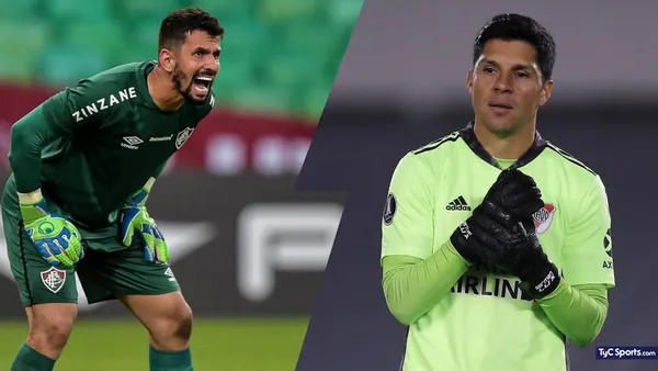 O goleiro do Fluminense Marcos Felipe referiu-se à atuação do futebolista contra o Independiente Santa Fe.