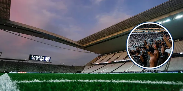 O grande feito da torcida do Corinthians no clássico contra o Santos