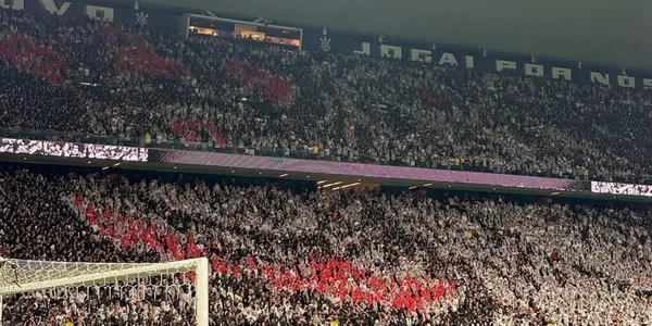 O incrivel feito da torcida do Corinthians na final do Paulistão (Foto: Corinthians)
