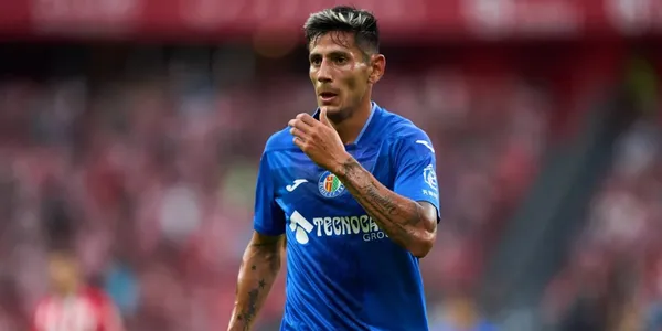 O jogador argentino que pode estar perto do Corinthians (Foto: Getafe)