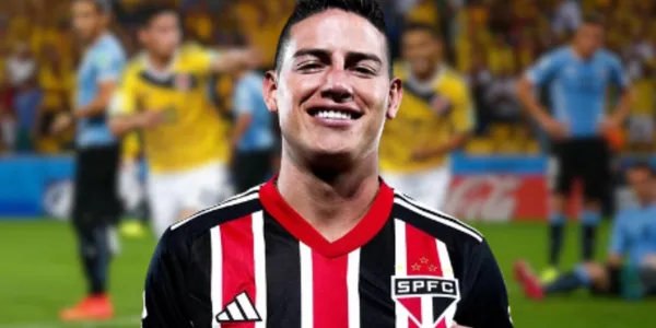 O jogador foi companheiro do astro do São Paulo, James Rodríguez