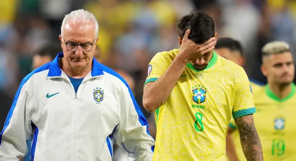 O jogador sofreu uma lesão e pode ficar de fora da equipe brasileira
