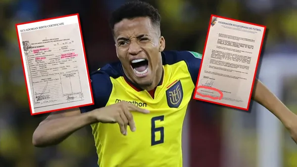 O jornal britânico publicou nesta segunda feira documentos e áudios em que o jogador dá detalhes de sua verdadeira origem, situação que complicaria a seleção equatoriana para a Copa do Mundo.