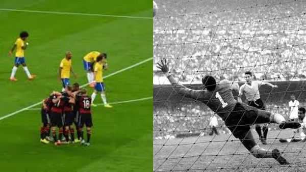 O Maracanazo e o 7-1 contra a Alemanha.