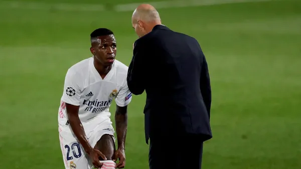 O presidente do Real Madrid, Florentino Pérez, deu ordem para não dar ouvidos a nenhuma oferta por Vinicius Junior