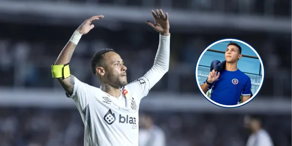 O reforço do Santos para o seu ataque (Foto: Santos e Chelsea)