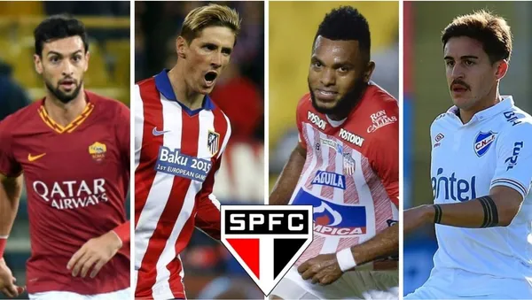 O São Paulo é um dos times que mais se reforçou no futebol brasileiro