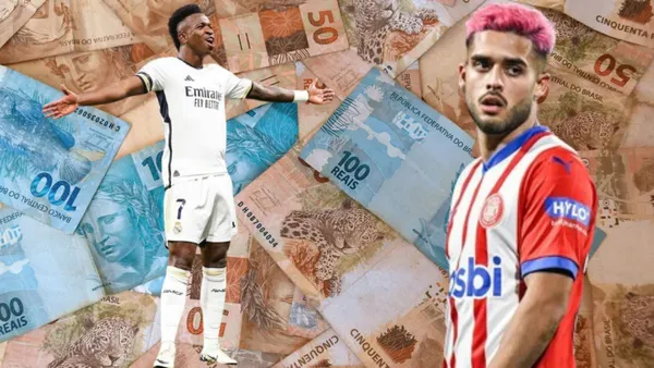 Os valores de mercado de Vini Jr e Yan Couto