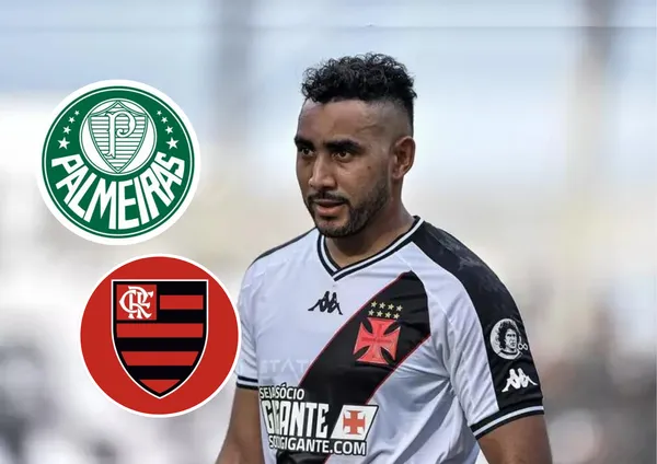 Payet, escudo do Palmeiras e do Flamengo