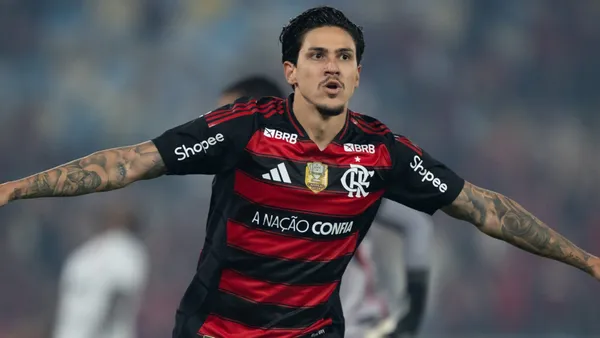 Pedro, atacante do Flamengo. Foto: Jorge Rodrigues/AGIF