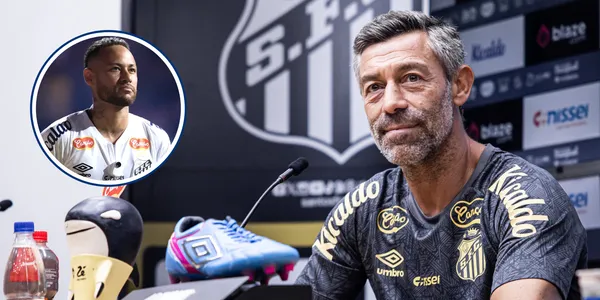 Pedro Caixinha revela o motivo de levar Neymar para o clássico paulista (Foto: Santos)
