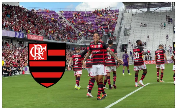 Pedro com a camisa do Flamengo