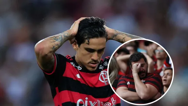 Pedro com a camisa do Flamengo