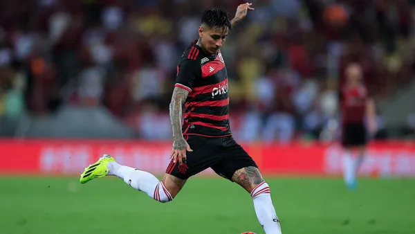 Pulgar em ação pelo Flamengo