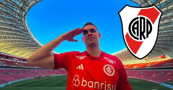 Rafael Borré pelo Internacional