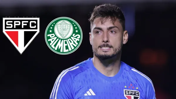 Rafael com a camisa do São Paulo