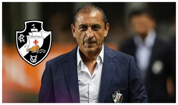 Ramón Díaz com a blusa do Vasco da Gama