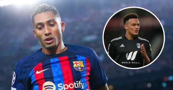 Raphinha pelo Barcelona e Rodrigo Muniz em ação no Fulham