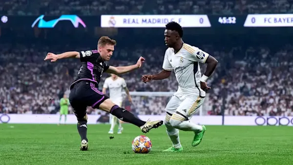 Real Madrid x Bayern. Foto: Joseph glasner/Getty Images