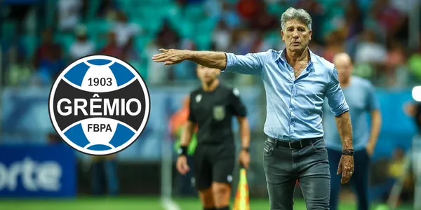 Renato Gaúcho comanda o Grêmio na beira do gramado
