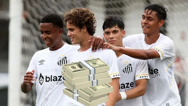 Revelação do Santos pode render milhões de reais ao clube