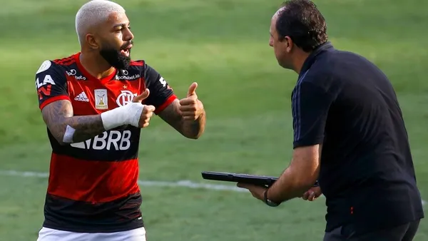 Rogério Ceni barrou Gabriel Barbosa da titularidade do Flamengo