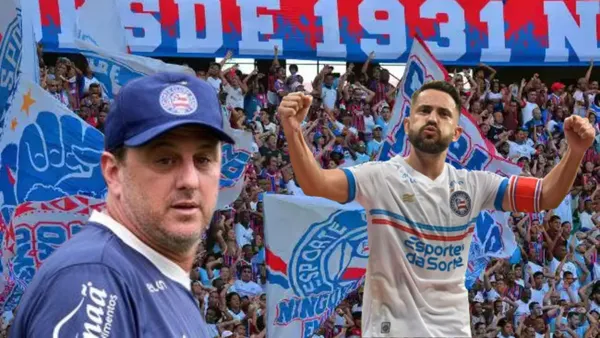 Rogério Ceni e Everton Ribeiro pelo Bahia