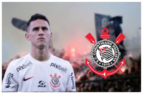 Rojas com a camisa do Corinthians
