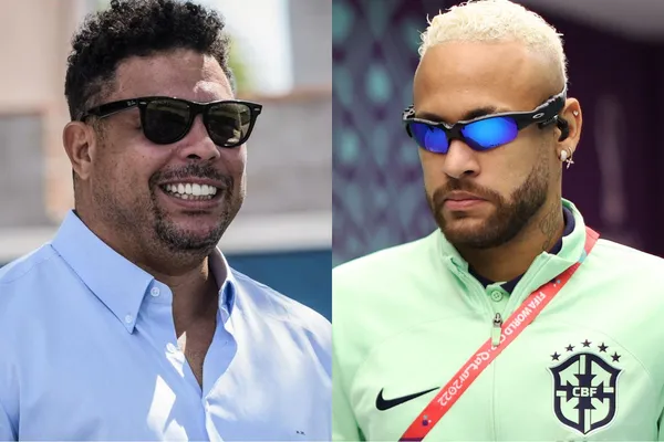 Ronaldo Fenômeno e Neymar são dois dos mais vitoriosos e milionários jogadores brasileiros