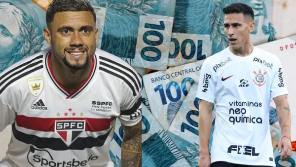 Salário de Wellington Rato no São Paulo é inferior ao de Rojas no Corinthians