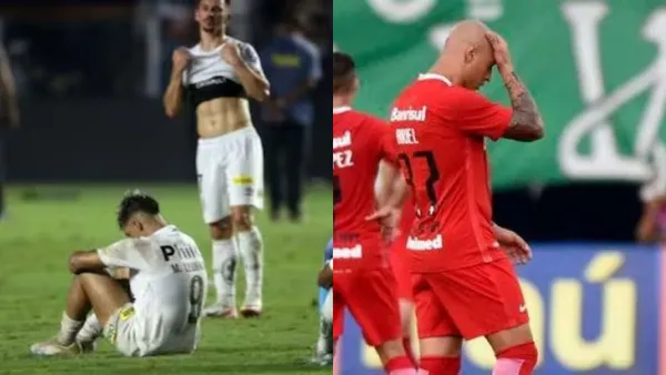Santos e Internacional rebaixados.