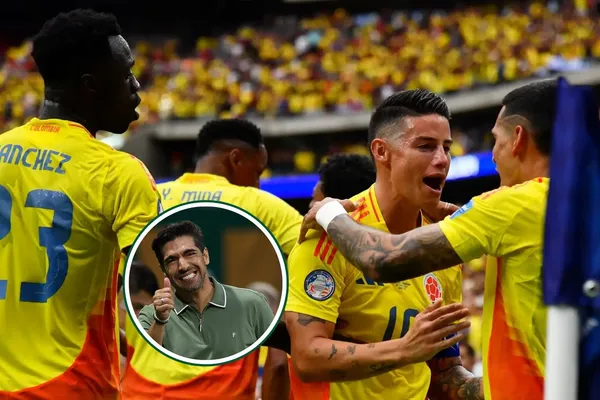 Seleção colombiana em destaque