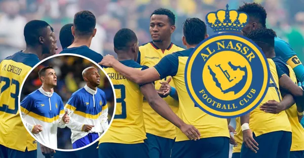 Seleção Equatoriana durante partida nas Eliminatórias