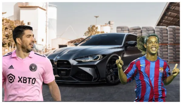 Suárez e Ronaldinho Gaúcho