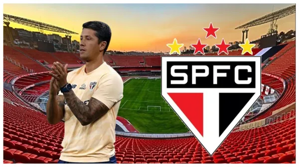 Thiago Carpini com a camisa do São Paulo