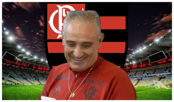 Tite com a camisa do Flamengo