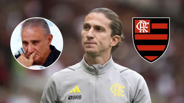 Tite - Filipe Luís (Foto: Flamengo)