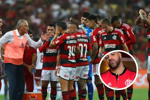 Tite orienta jogadores do Fla