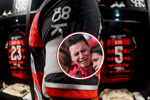 Torcedores do Flamengo em detalhe