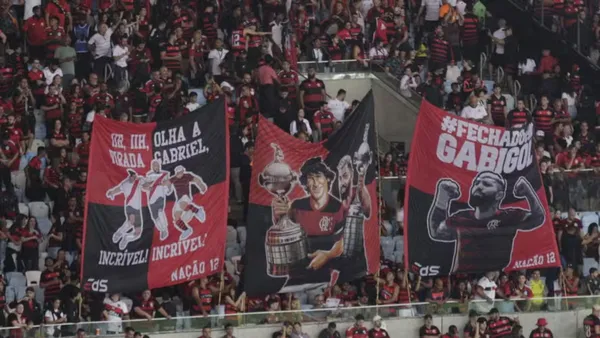 Torcida do Flamengo já fez algumas homenagens a Gabigol durante o ano de 2024