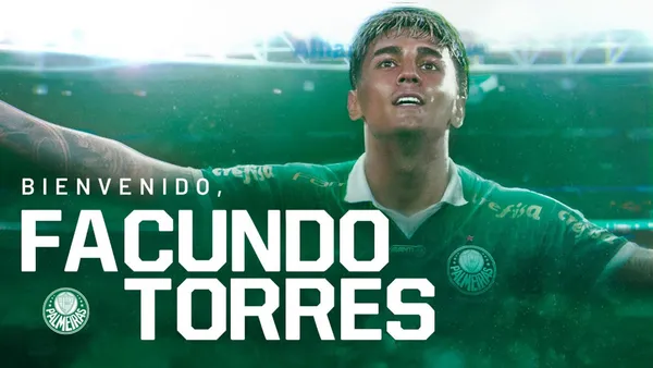 Verdão anunciou a contratação de Facundo Torres