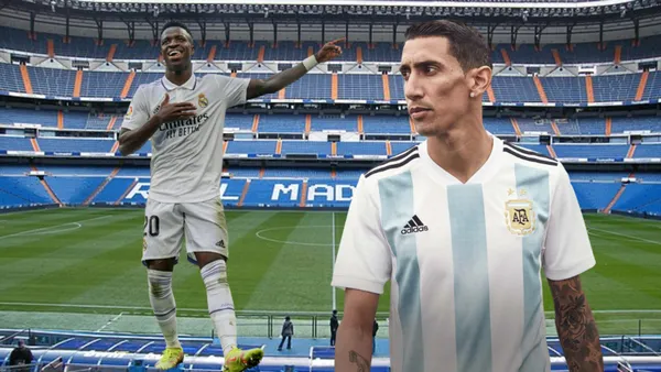 Vini Jr e Ángel Di María