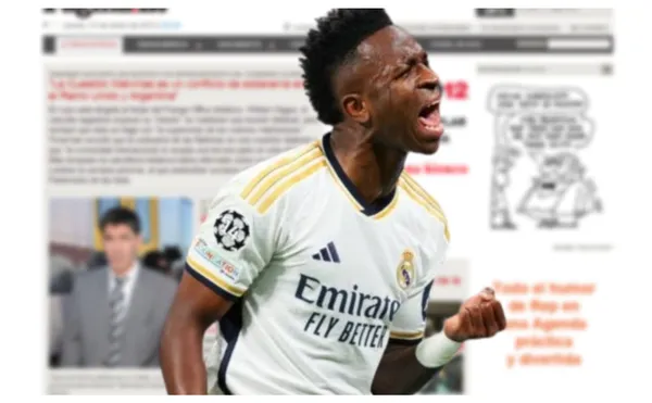 Vinicius Júnior com a camisa do Real